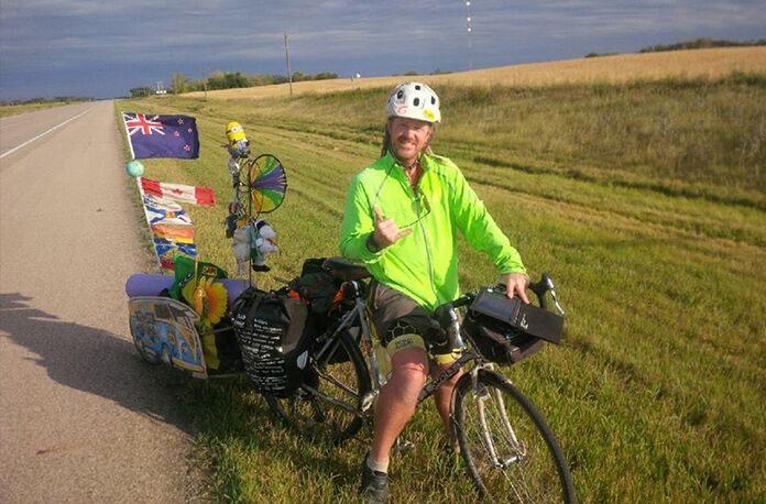 Media Release –   What Compels Someone to Run Across America, Then Cycle Across Canada?